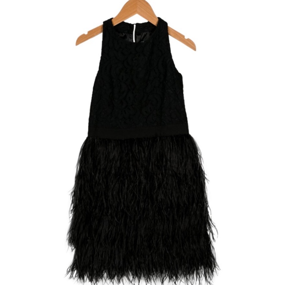 Milly mini feather dress size 10